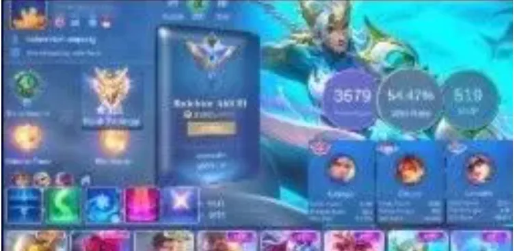 ML679 Collector Natalia + Valentine Claude + Lightborn Granger 163 Skins 5 Epics (G)