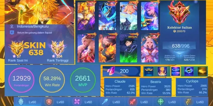 ML703 SULTAN 638 Skins Shura Flying Swallow Kurapika Swordmaster Exorcist Hayabusa Exorcist Yu Zhong Gen (G)