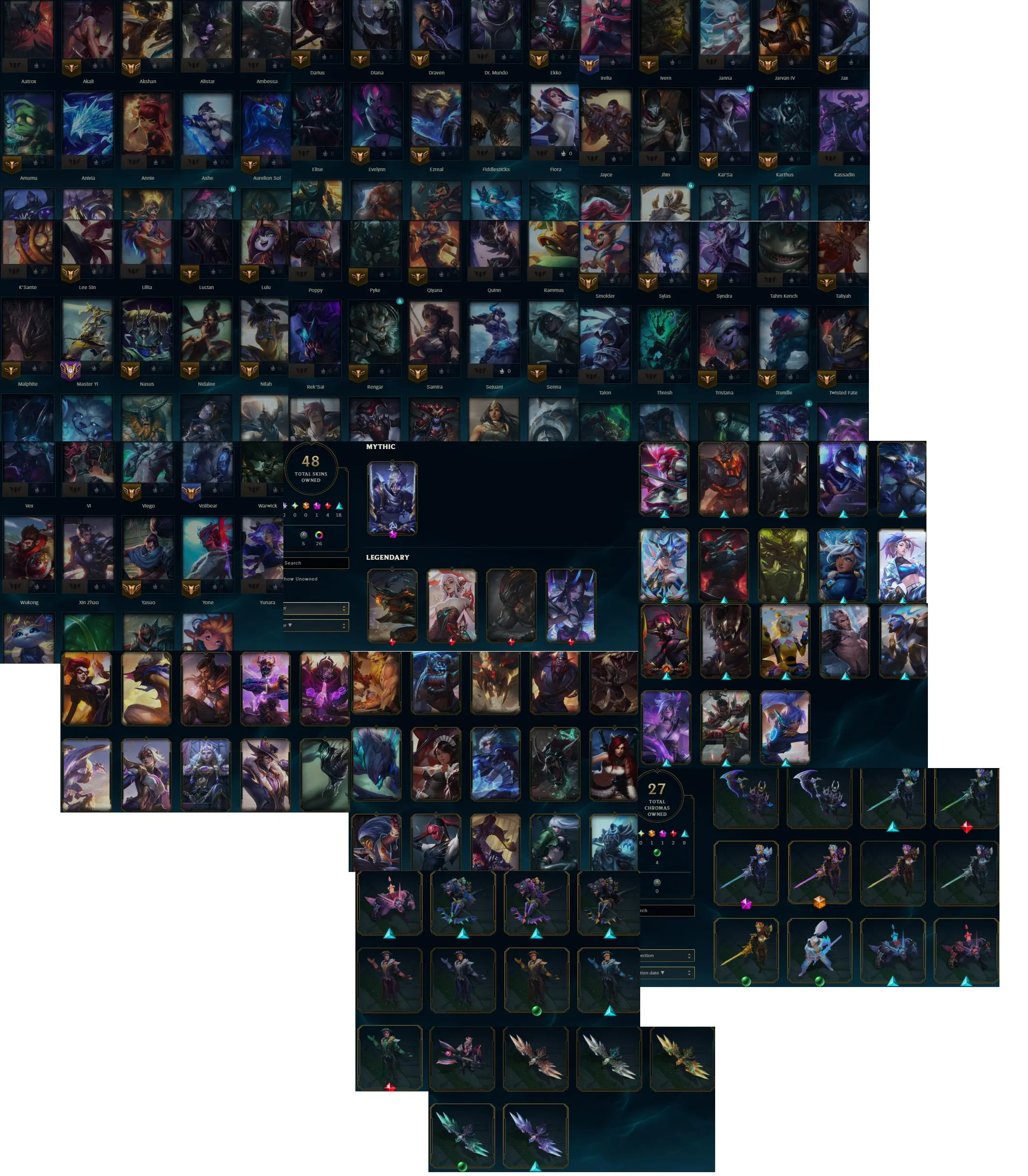 HUGE SALE!🔥LVL120 Master 180LP Handleveled💎37K BE 104Champs 48Skins⭐Master Rewards✅Lifetime Ownership Guarantee - Never Taken Back