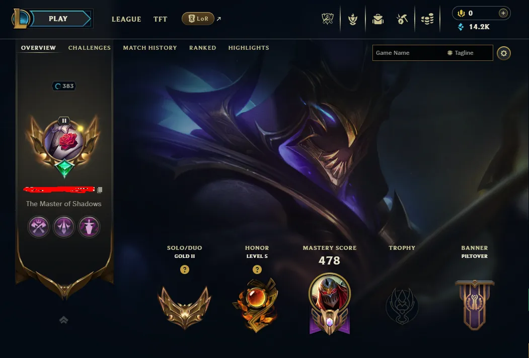 [EUW] Gold account handmade - lvl 383 - 124 skins with pretty skins + all champs