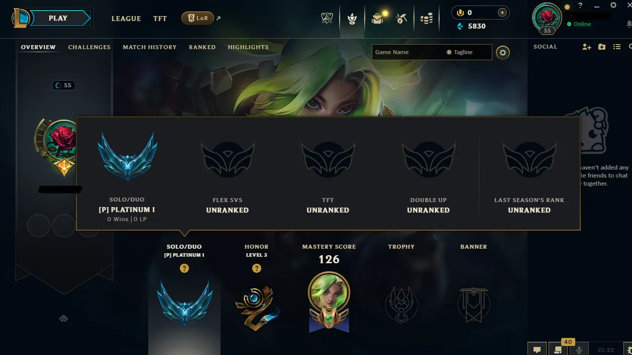 đăNAăPLATINUM 1 âĄHigh MMR â
HandLeveled đ5K BE âĄ25 Champ â
Full Access