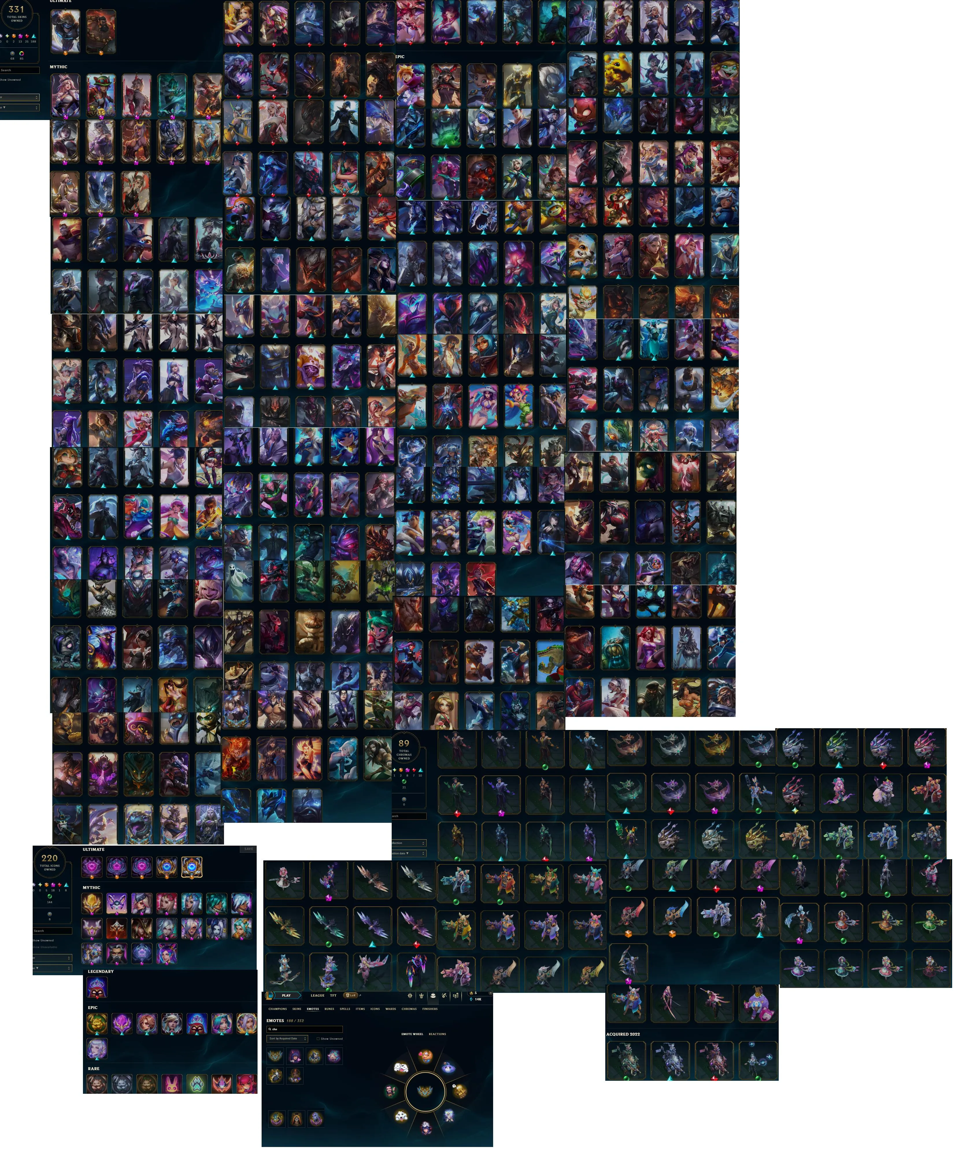 Master Decay🔥LVL303 Diamond 2 75LP💎171Champs 331Skins⭐Name Changeable🏆Challenger Icon✅Lifetime Ownership Guarantee - Never Taken Back