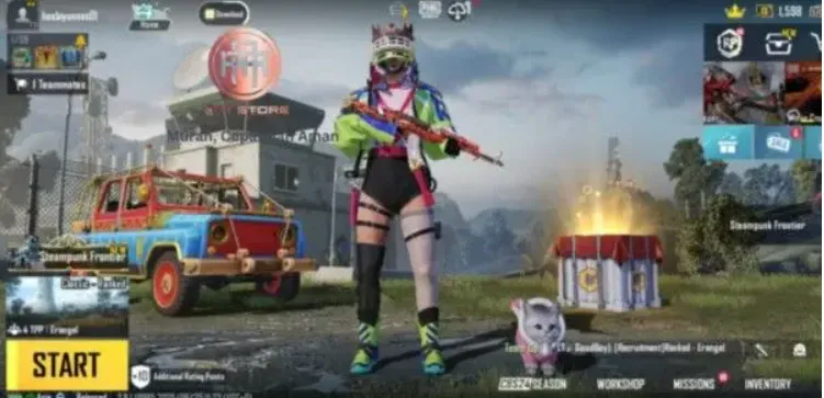 PGM524 Merry Yeti UAZ, Max RP Outfits, Premium Cat Companion, Multiple AR Skins (G)