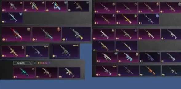 PGM539 M4 Glacier LV.2, 27 Mythic Sets, Weapon Skins, Clothes, Helmet, Emotes, Many Cars