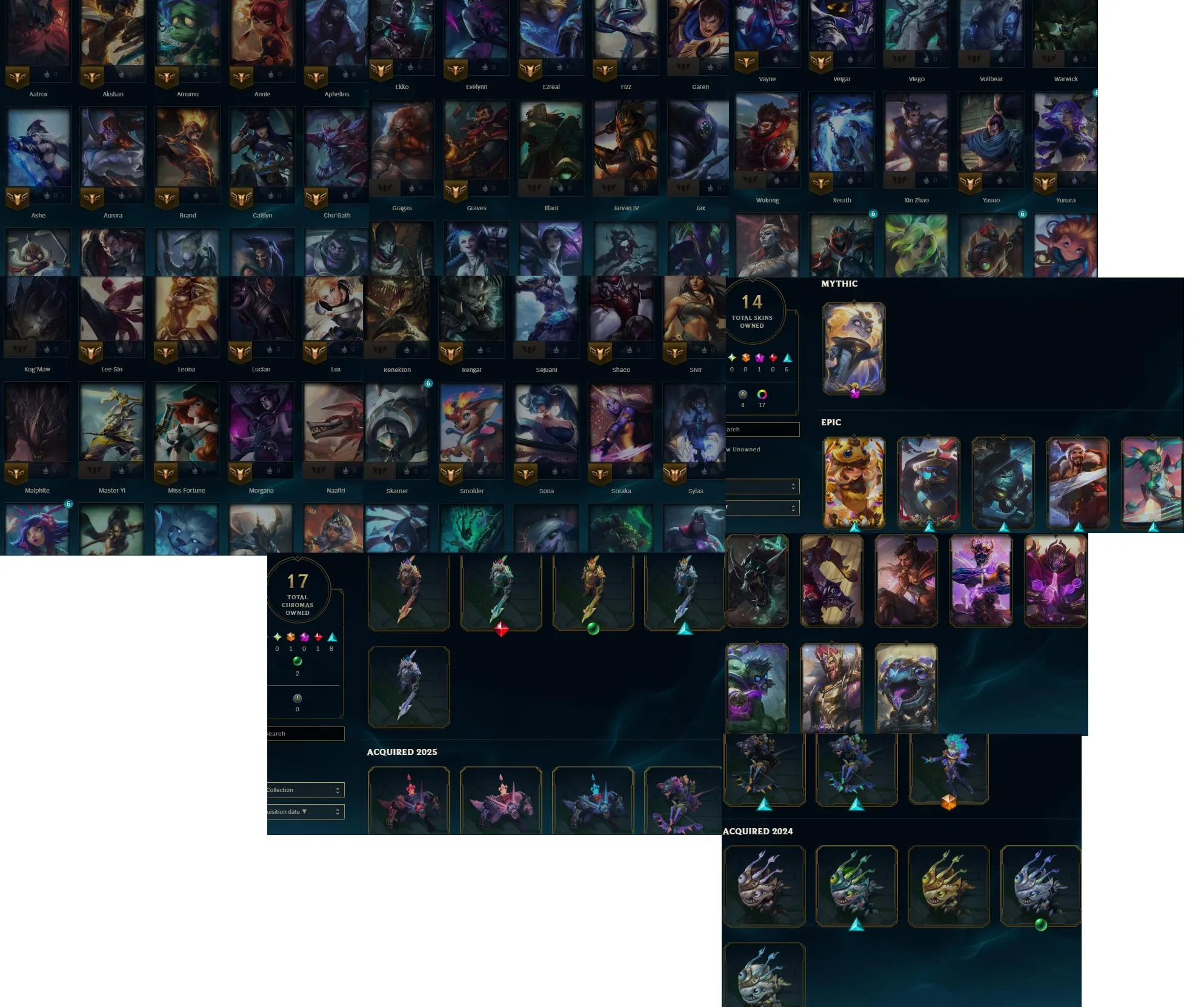 S16π₯Diamond 4 75LP 64%WR Handleveledπ+30/-10LP Gainsπ8K BE 75Champs 14Skinsβ
Lifetime Ownership Guarantee - Never Taken Back