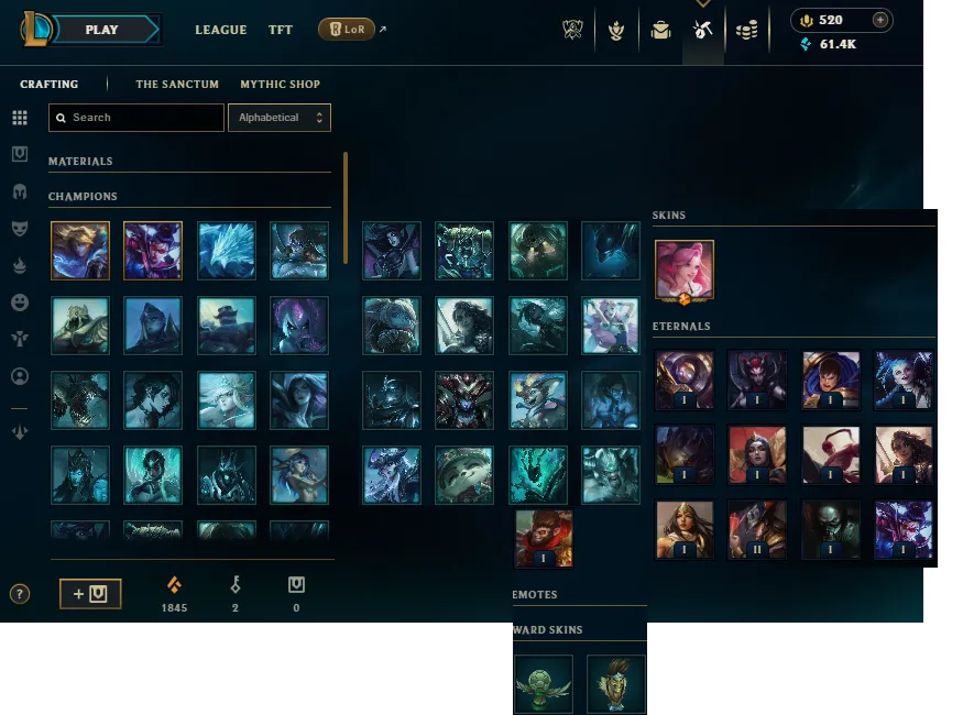 High MMR🔥LVL117 Diamond 4 Handleveled💎61K BE 520RP 8Skins⭐Name Changeable🔓Unverified Email✅Lifetime Ownership Guarantee - Never Taken Back