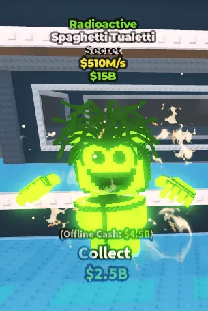Radioactive spaghetti tualetti 510M/s🎃 Instant Delivery ✅ Steal A Brainrot✅
