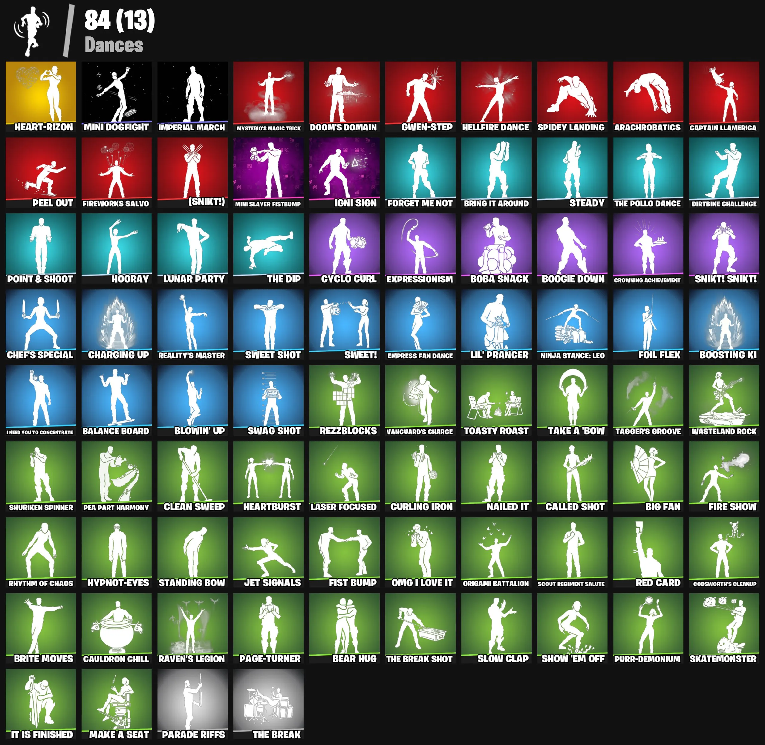 F1180 Rare Cosmetic Account | Polarity, The Ageless, Mizuki, Twyn, Snap, Nezumi, Renzo, Wolverine Zero, Doom Slayer, Spider-Gwen 