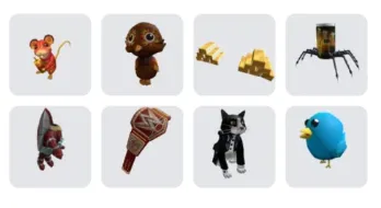 RBL2826 2018 Setup star Rare Shoulder Pets, Sunglasses Collection, Veteran Badges Account (G)