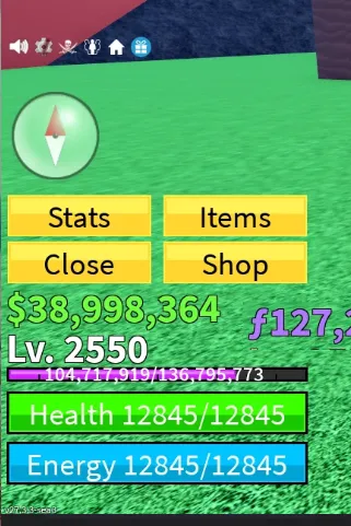 RBL2839 BF Mammoth T Rex Dough Buddha Quake Light Ghost Rubber Diamond Magma GodHuman 2550 LVL high mastery stash (G)