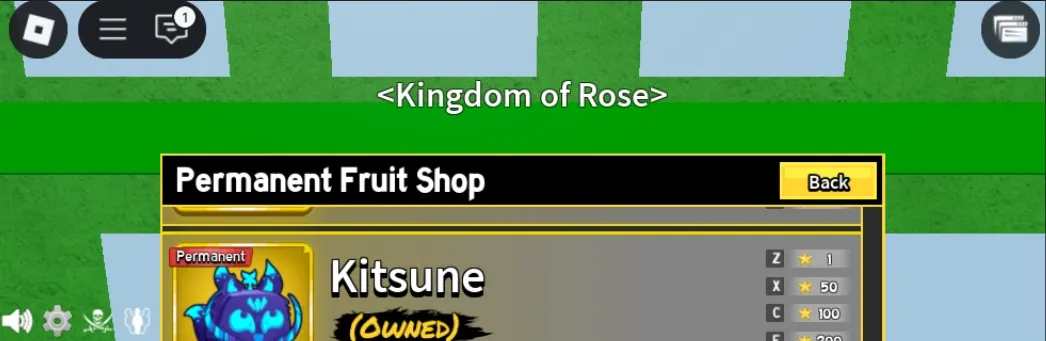 RBL2954 25.5K Robux Spend Total Account with Permanent Kitsune Fruit and Dark Blade Mastery 227