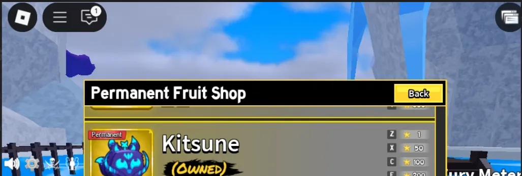 RBL2957 32.1K Robux Spend Total Account with Permanent Kitsune Fruit and Hallow Scythe Mastery 1