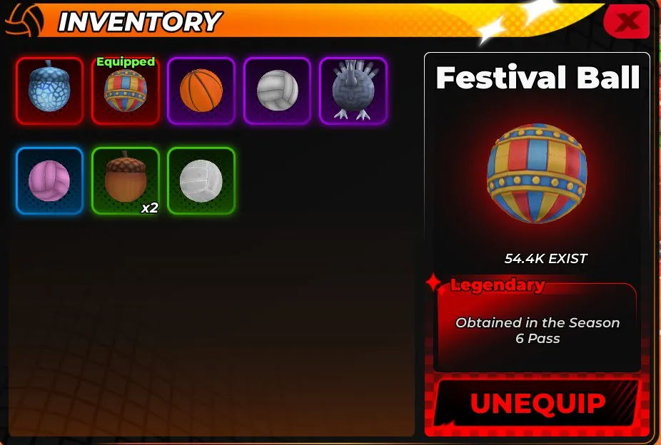 RBL3109 Hakka Sanju Timeskip Kyamo Magnetic Pull Festival Ball Pro Season 9 Account (G)