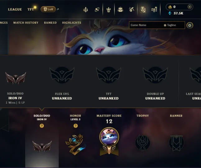 ❄️ NA ❄️ Iron 4 ❄️ 1W–31L ❄️ 37.5K BE ❄️ Season 16 ❄️ REF#NA-62