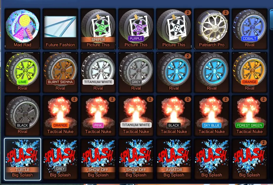 STOCK514 Titanium White Octane, Fennec, Black & Titanium White Tactical Nuke, Apex, 250 Chests, Painted Cars, Big Inventory (G)