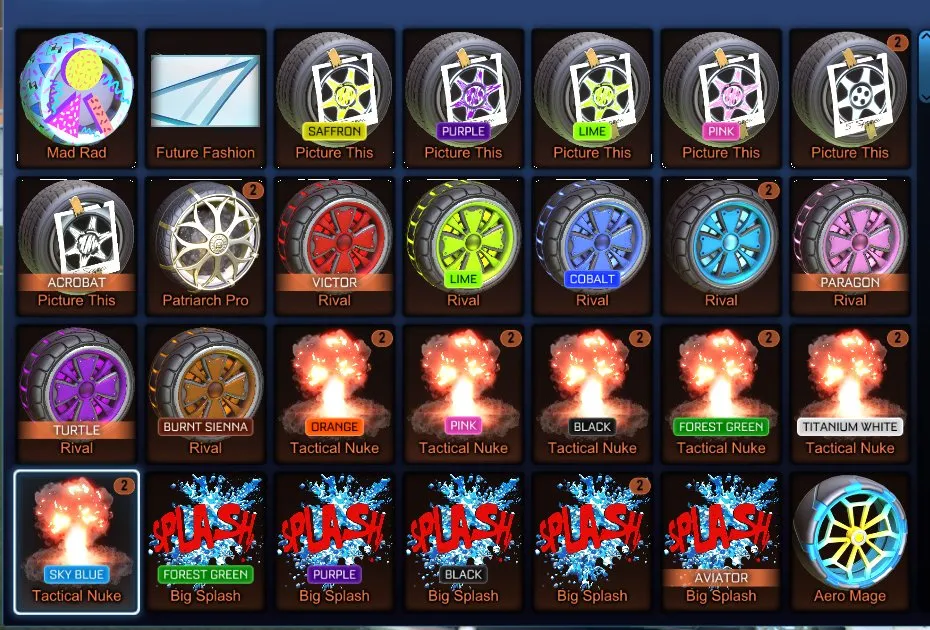 STOCK600 LUXURY ACC TW Octane Fennec TW Black Tactical Nuke 90+ Black Markets