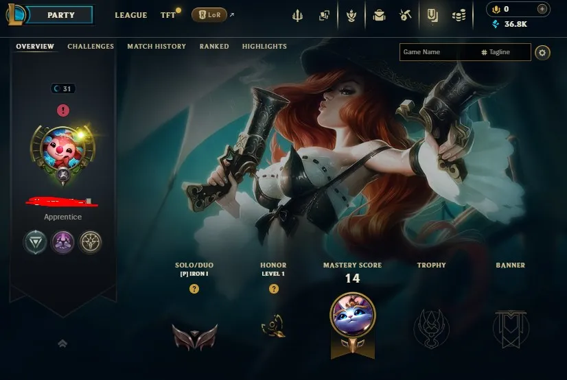 EUW High Quality Safe S16 Iron 1 S14 Iron 4 0 LP Hardstuck| BE:36.8K | Dragonslayer Olaf & Odyssey Karma | #72