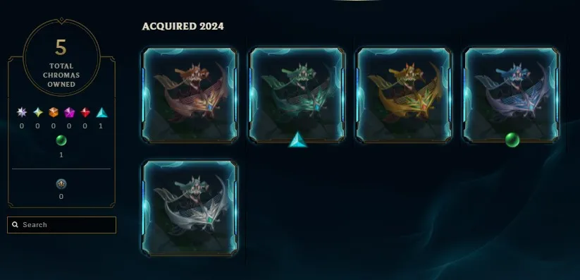 EUNE S14 Emerald 4 S16 Gold 1 | Champs: 48 | RP: 305 | 3 Skins + 14 Skin Shards | Honor lvl 3 | #24