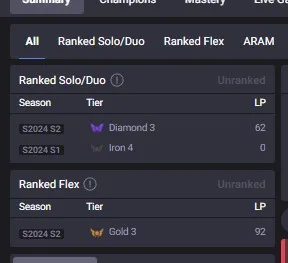 EUNE S14 Diamond 3 S16 Platinum 2 | Champs: 51 | Soul Fighter Samira & Dunkmaster Darius | Skins: 4 + 9 Skins Shards | Honor lvl 3 | #25