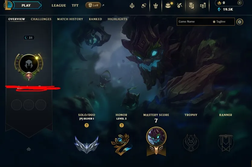 EUW S16 Silver 1 S14 Platinum 1 | Champs: 28 | BE: 19.5K | Heartseeker Lucian & Waterloo Miss Fortune | Honor lvl 3 | #91