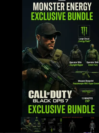MONSTER ENERGY BUNDLE ( 2 OPERATOR SKINS)🔹2025 YEAR 🟩XBOX\PS\PC🟩 BLACK OPS 7