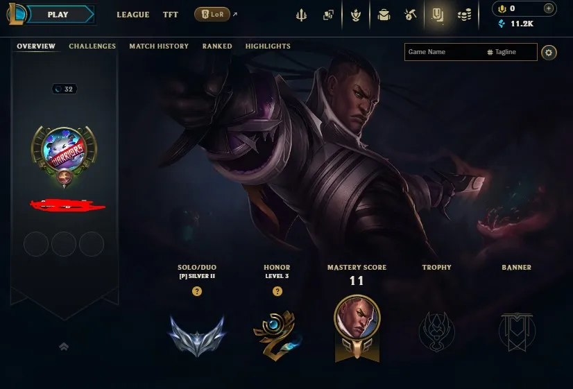 EUW S16 Silver 2 S14 Platinum 2 | Champs: 28 | BE: 11.2K | Project: VI & Spirit Blossom Yorick | Honor lvl 3 | #103
