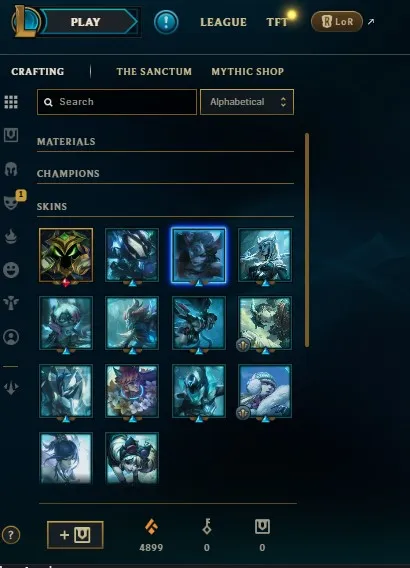 EUNE S14 Emerald 4 S16 Gold 1 | Champs: 48 | RP: 305 | 3 Skins + 14 Skin Shards | Honor lvl 3 | #24