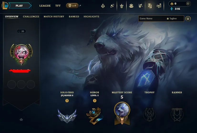 EUW S16 Silver 2 Platinum 4 MMR | Champs: 21 | BE: 31K | Infernal Nasus & IG Lebalnac | Honor lvl 3 | #67