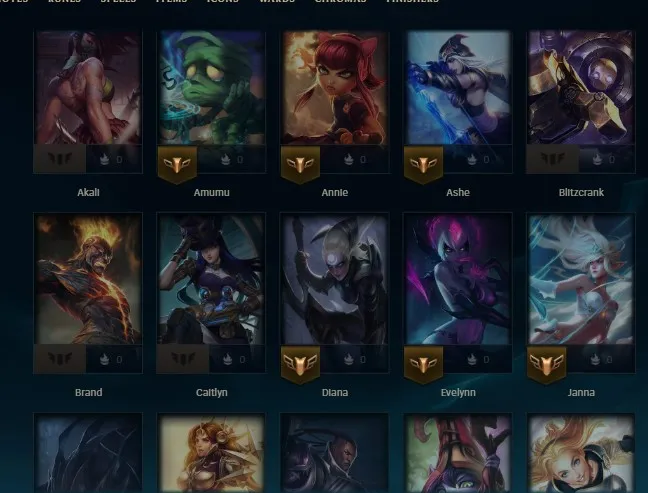 EUW S16 Silver 2 S14 Silver 2 | Champs: 34 | Winterblessed Diana & Shan Hai Scrolls Bard | Honor lvl 3 | #99