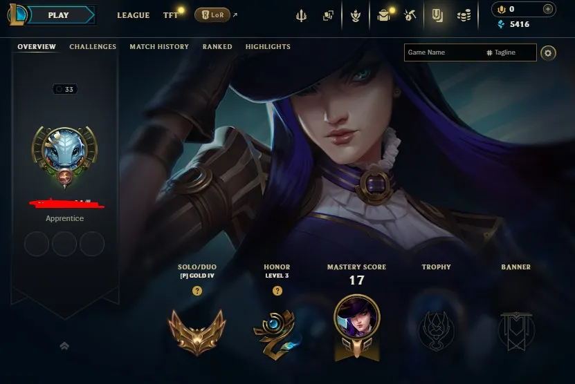 EUW S16 Gold 4 S14 Emerald 4 | Champs: 25 | Pulsfire Lucian & Inkshadow Yone | Honor lvl 3 | #92