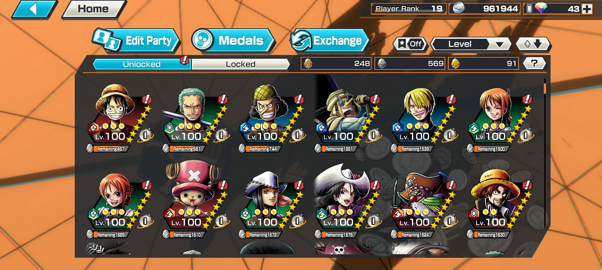 iOS✅ Android✅2 EXTREME 1 MAX🔥 GOLD ROGER MAX 🔥 NEWGATE LV 65🔥 GOOD MEDALS🔥SUPPORT 124% #46