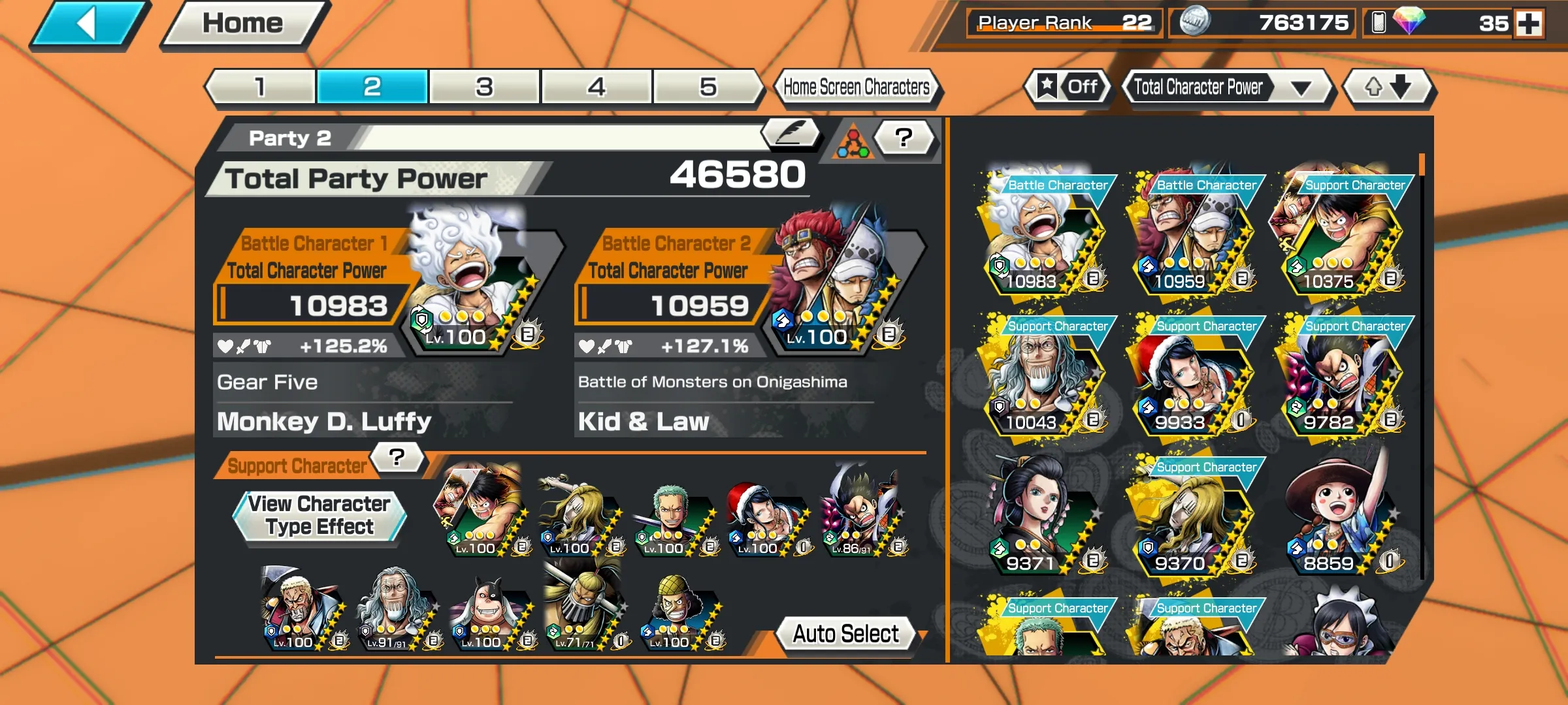 126🔥3 EXTREME 2 MAX🔥LUFFY 5 GEAR MAX🔥KID LAW MAX🔥YAMATO LV 60🔥CP9 BLUENO LV 60🔥JABRA LV 60🔥 INCREASE HP BY 70%🔥GOOD MEDALS🔥SUPPORT 125%🔥Android & iOS🔥