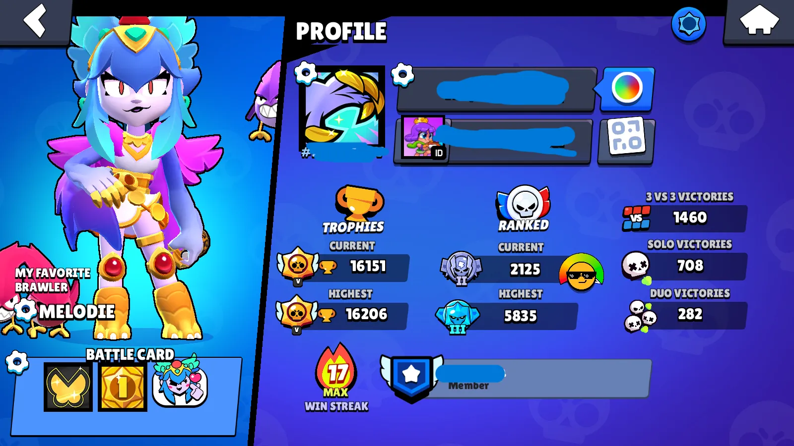 🏆16151 TROPHY 🏆53 BRAWLERS 💫 58 SKINS 🔥 FAST DELIVERY 🚚 SEE SCREENSHOTS 💥