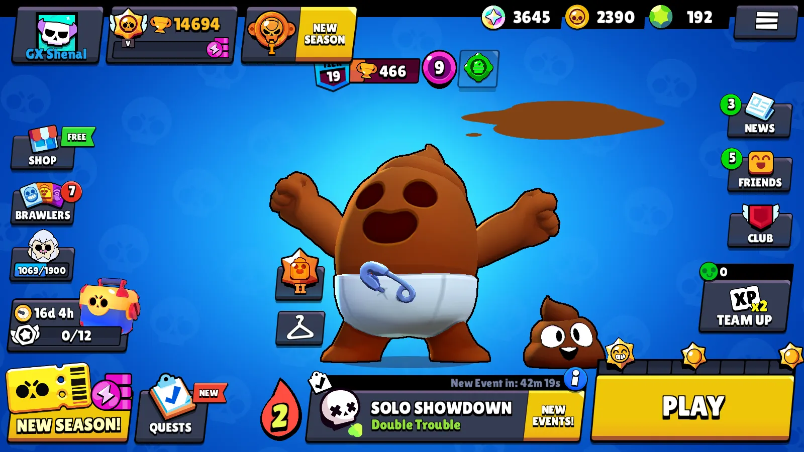 🏆14694 TROPHY 🏆49 BRAWLERS 💫 25 SKINS 🔥 FAST DELIVERY 🚚 SEE SCREENSHOTS 💥