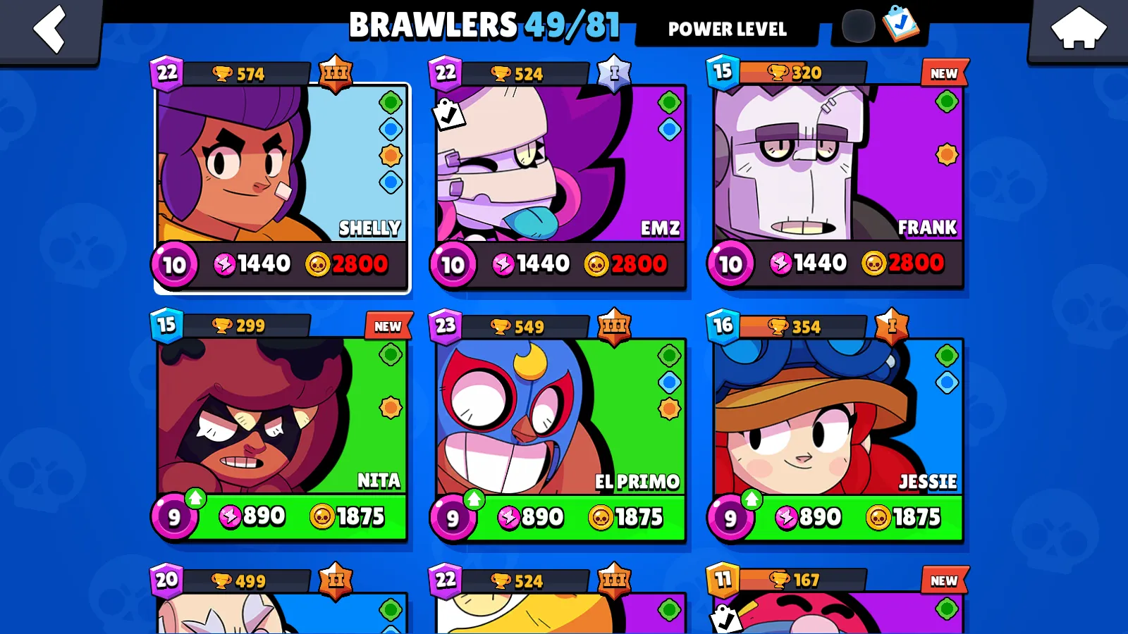 🏆14694 TROPHY 🏆49 BRAWLERS 💫 25 SKINS 🔥 FAST DELIVERY 🚚 SEE SCREENSHOTS 💥