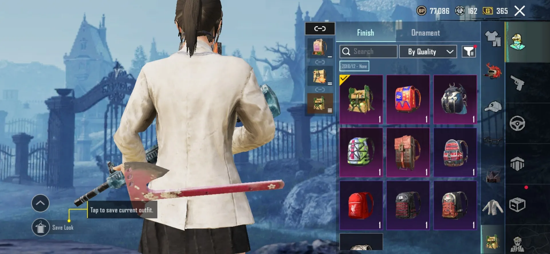 PGM533 Gold V - Skullcrusher PP-19 Bizon Lv.3, Steampunk Thompson SMG, Elite Passes, Legendary Outfits, Vehicles & Skins, Black Rose Parachute 