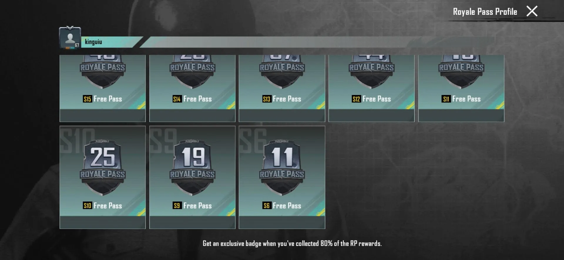 PGM544 Level 67 | RP M7 A10 Max | Glacier M416 Lv.3 | Kitty Kadence Kar98K Lv.1 | Tundra Knight Dagger Lv.2 | Onyx Blizzard AMR Lv.1 | 67 Outfits 