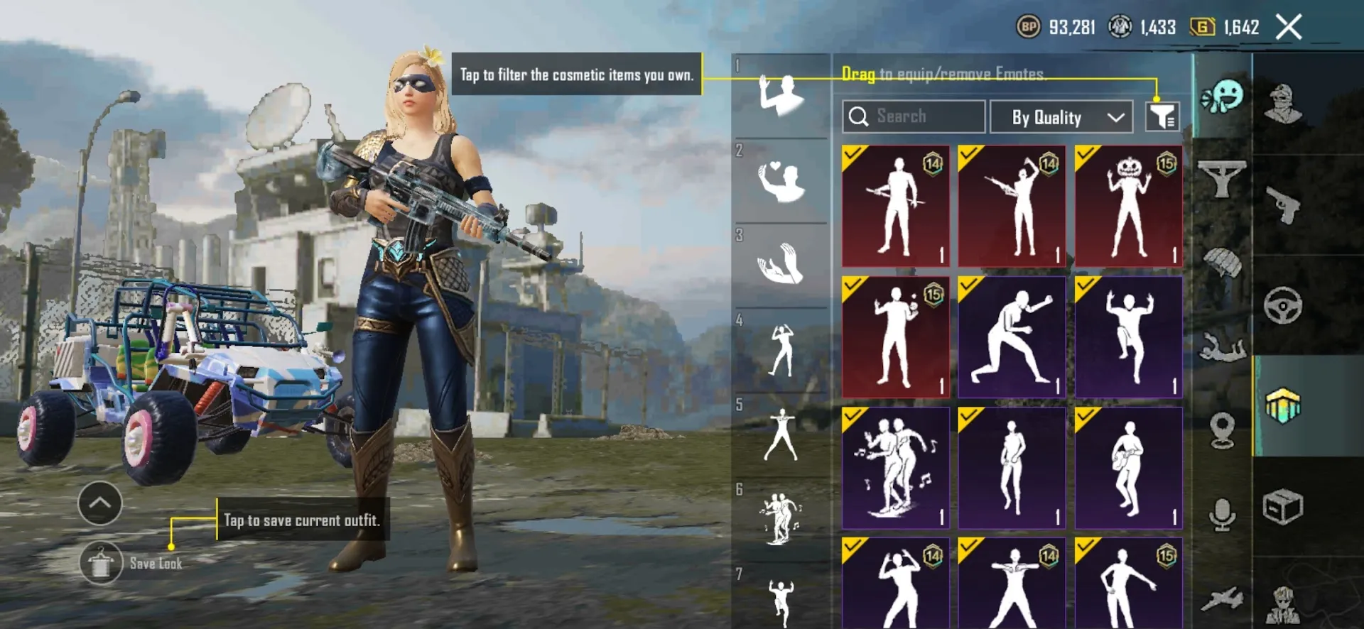 PGM536 Overachiever Title, Ace Dominator Rank, Chow Blaster SCAR-L, Multiple Lv. 14-15 Skins, Unique Cosmetics & Emotes