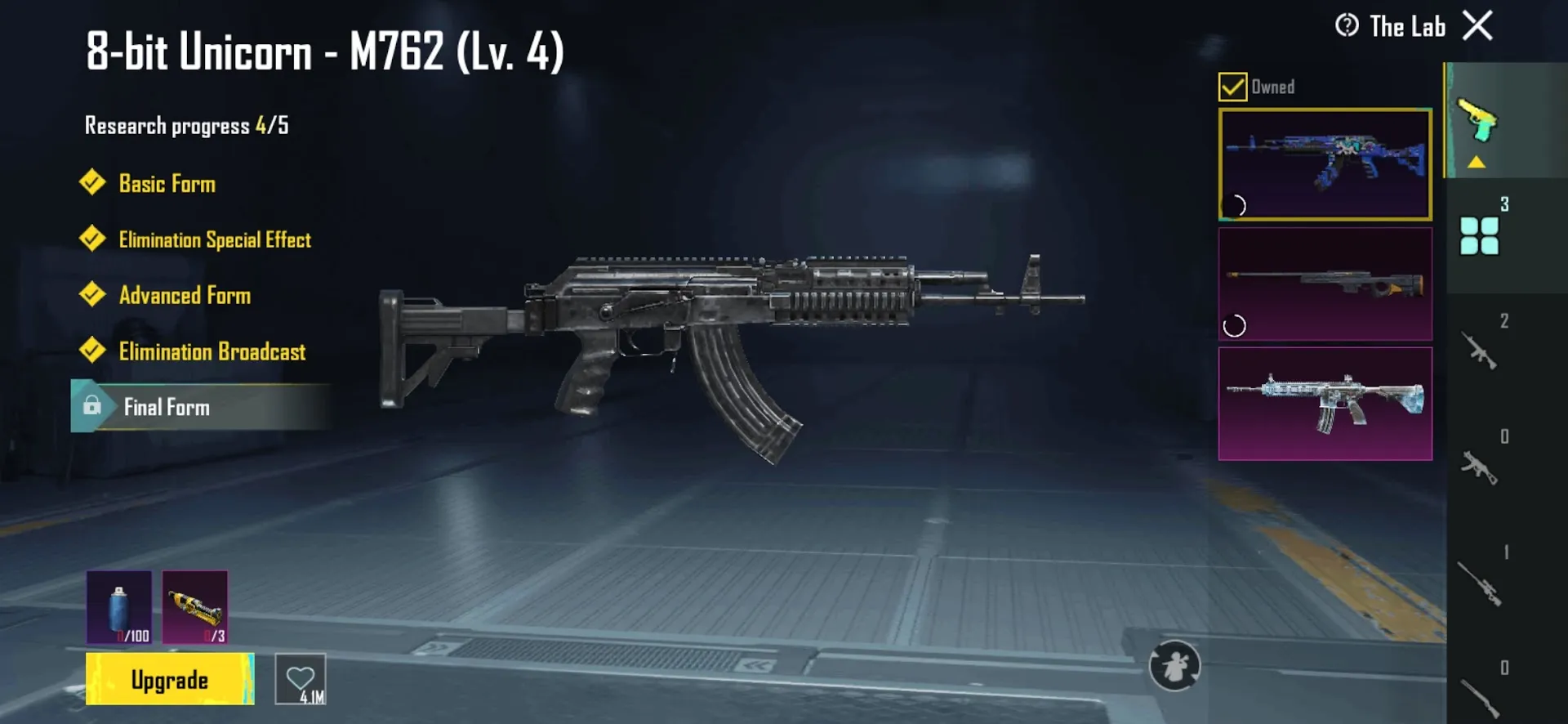 PGM530 Field Commander AWM, Glacier M416, 8-bit Unicorn M762, Dazzling Sea Parachute, Ace 15, Max Royale Passes, Rich Outfits & Hats