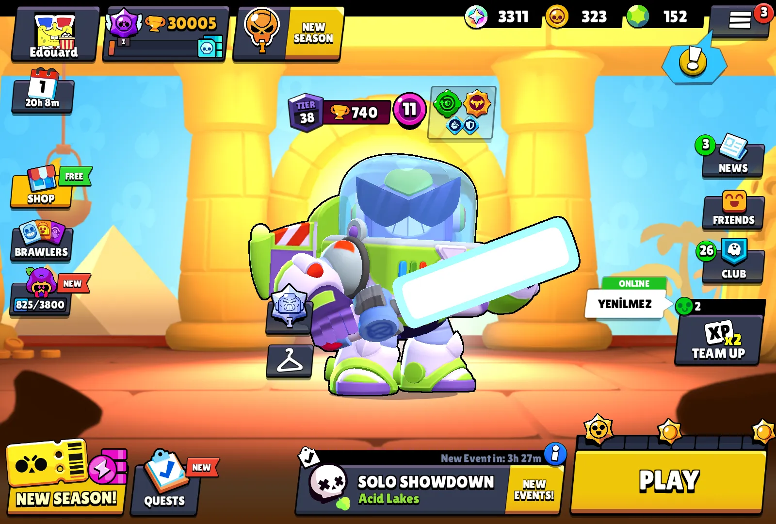 🏆30.005 TROPHY🏆 70 BRAWLERS 💫 103 SKINS 🔥INSTANT DELIVERY 🚚 SEE SCREENSHOTS 💥