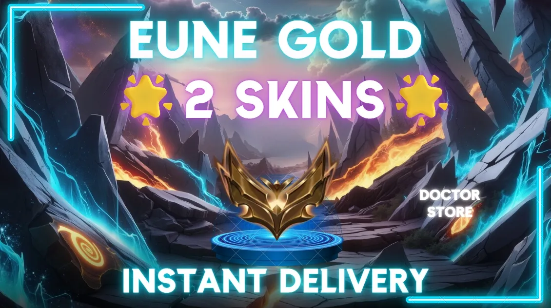 ☞ EUNE 🏅 GOLD 💙 2 SKINS 💙 50 CHAMPIONS ❤️ SAFE ACCOUNT ❤️ TRUSTED SELLER ❤️