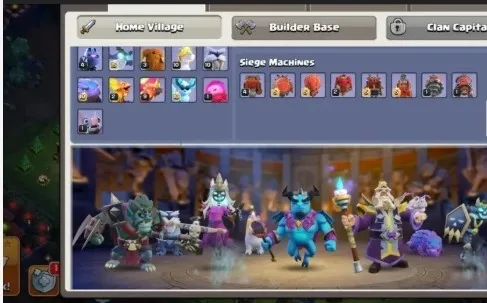 COC506 Town Hall 17 XP 243 Gems 14000 Background High Level Defense Troops Epic Hero Gear Heroes 100 100 75 50 80 Builder Hall 10(G)