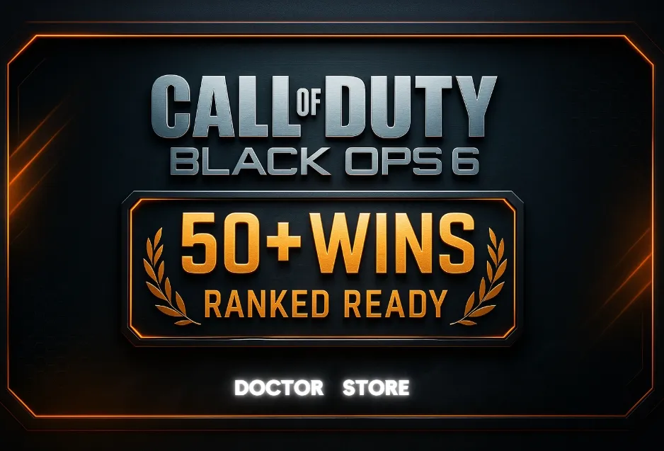 【BO6】🎩 50 Wins 💎 Ranked Ready 🚀 PSN/XBOX/PC 🛡️ Clean Secure ✉️ Full Details