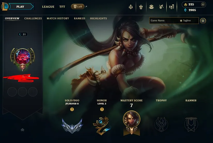 EUW S16 Silver 2 | Champs: 25 | RP: 225 | Skins: 4 | Muay Thai Lee Sin & Lunar Beast Viego| Honor lvl 3 | #46