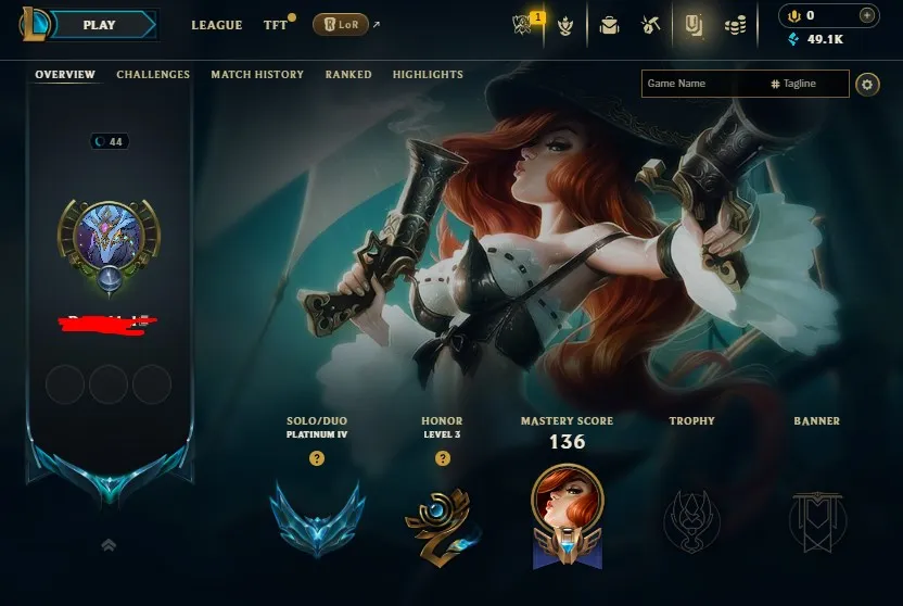 EUW S15 Platinum 4 | Champs: 34 | BE: 49 100 | ForeSeen Yasuo | Skins: 3 | Honor lvl 3 | #4