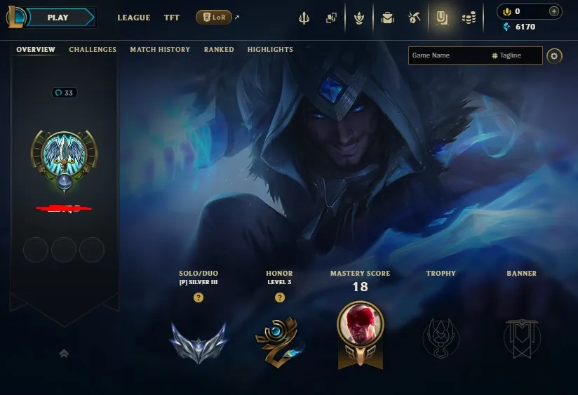 EUW S16 Silver 3 S14 Platinum 1 | Champs: 25 | Blood Moon Yasuo & Dark Star Varus | Honor lvl 3 | #118