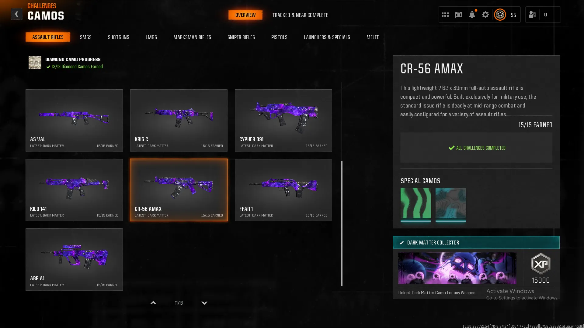 📀 BO6/WZ4 Dark Matter Account 🔥 | 33x META Weapons 💥 | 500+ Camo Unlocks 🎨 | 18 Operators 👤 | 50 Ranked Wins 🏆 | Level 55+ 📊 | Full Access ✅ | Your Ultimate Loadout 