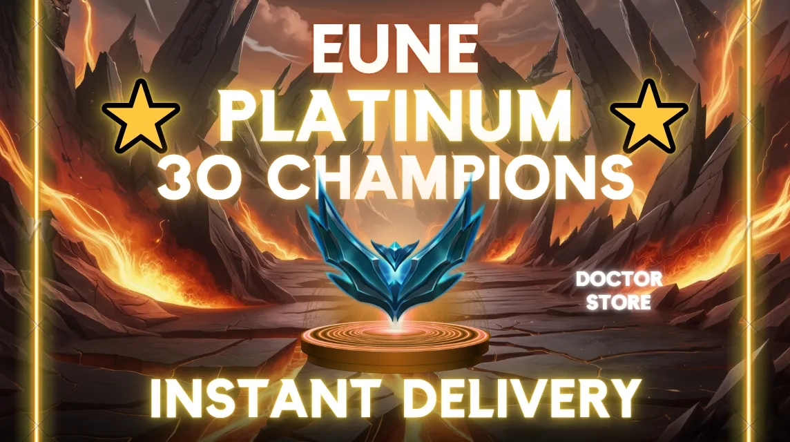 【EUNE】🔥 PLATINUM ✅ 15655 BE ✅ 30 CHAMPIONS ❤️ SAFE ACCOUNT ❤️ TRUSTED SELLER ❤️