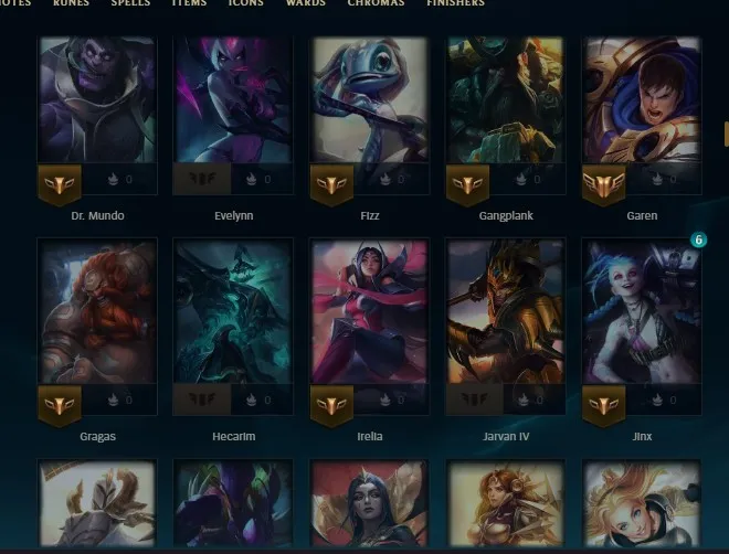 EUNE S14 Emerald 4 S16 Gold 1 | Champs: 48 | RP: 305 | 3 Skins + 14 Skin Shards | Honor lvl 3 | #24