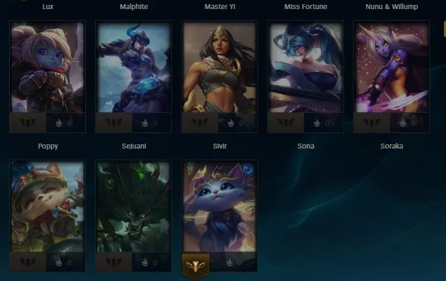 EUW High Quality Safe S14 Iron 4 S16 Iron 1 0 LP Hardstuck| BE:34400| 0% WR Low MMR | Honor lvl 3 | #31